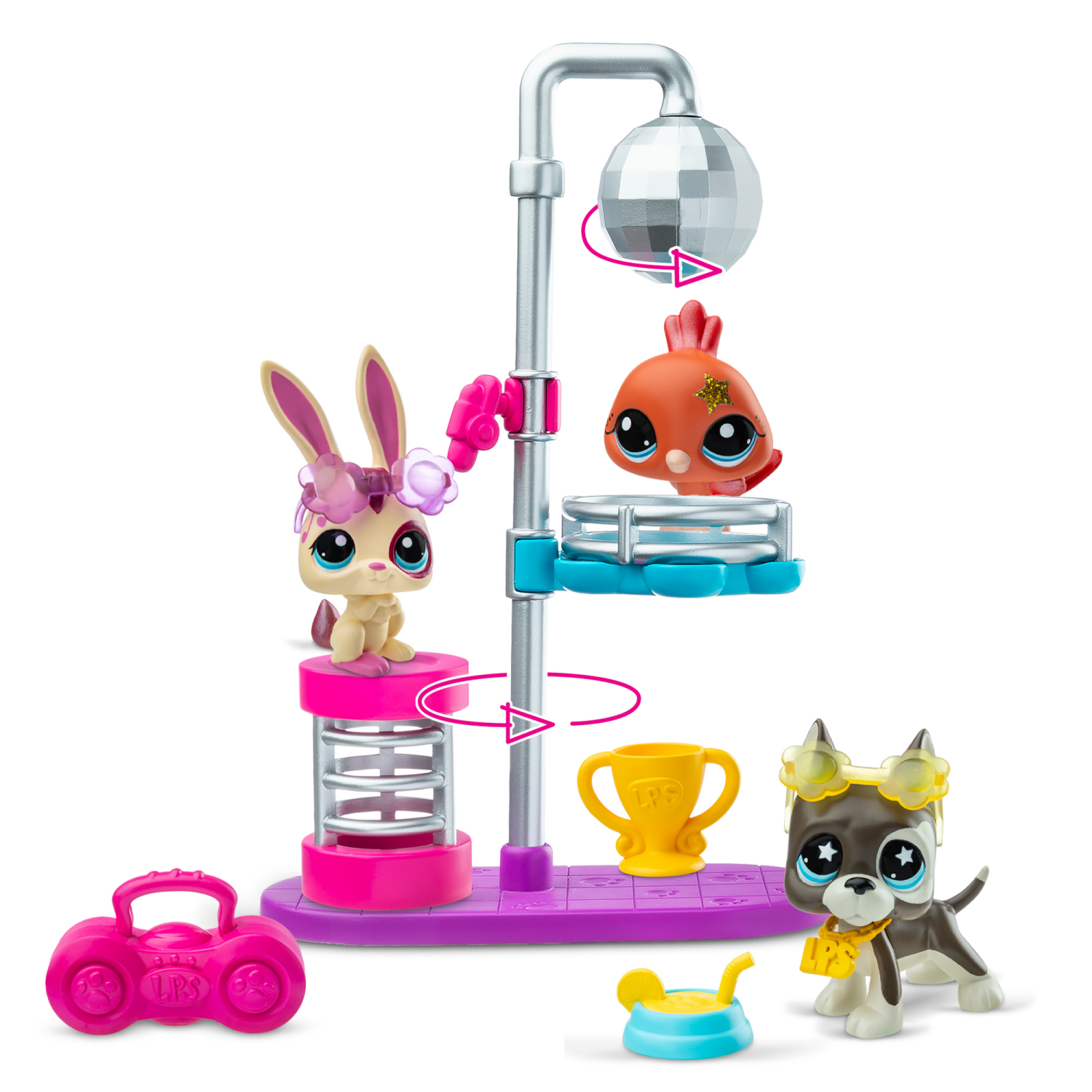 slide 4 of 8, Littlest Pet Shop PlayPack Disco Nights, 1 ct