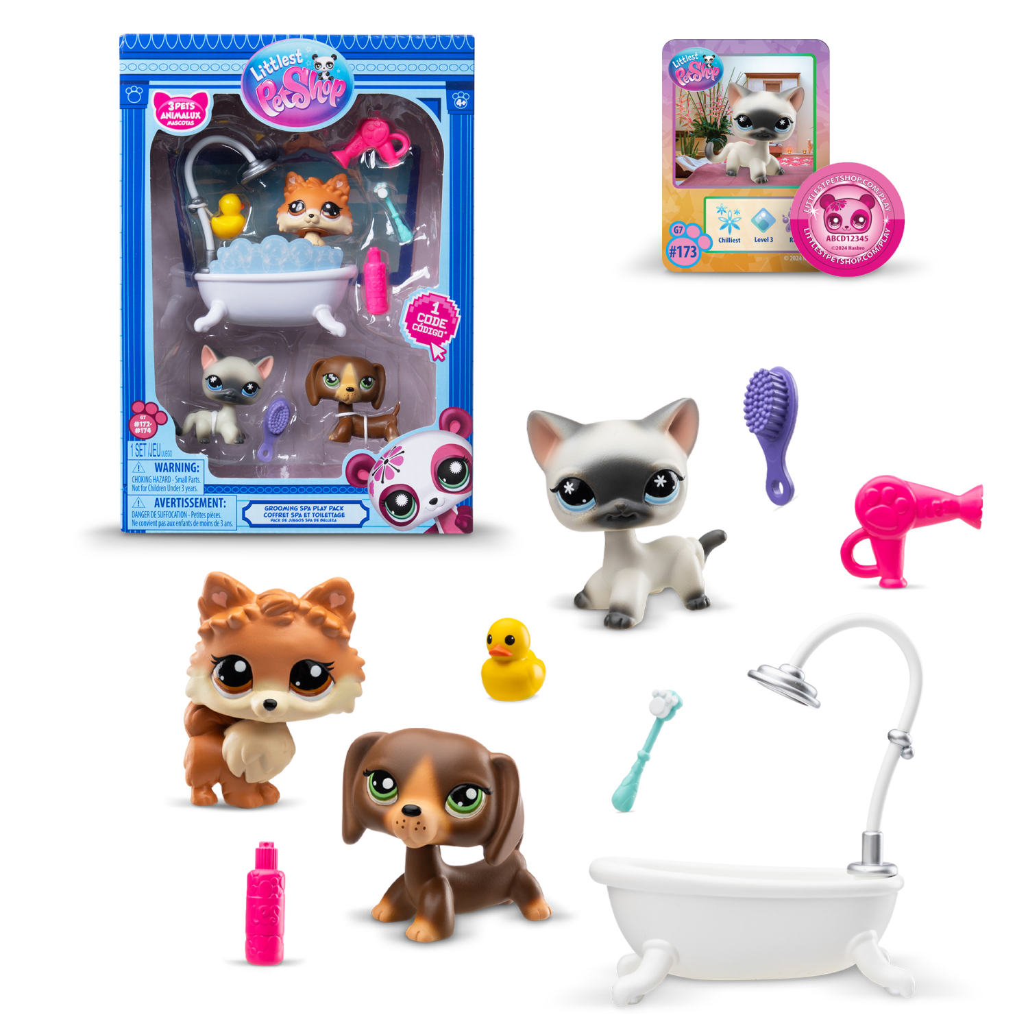 slide 1 of 8, LPS Grooming Spa Theme Playpack, 1 ct