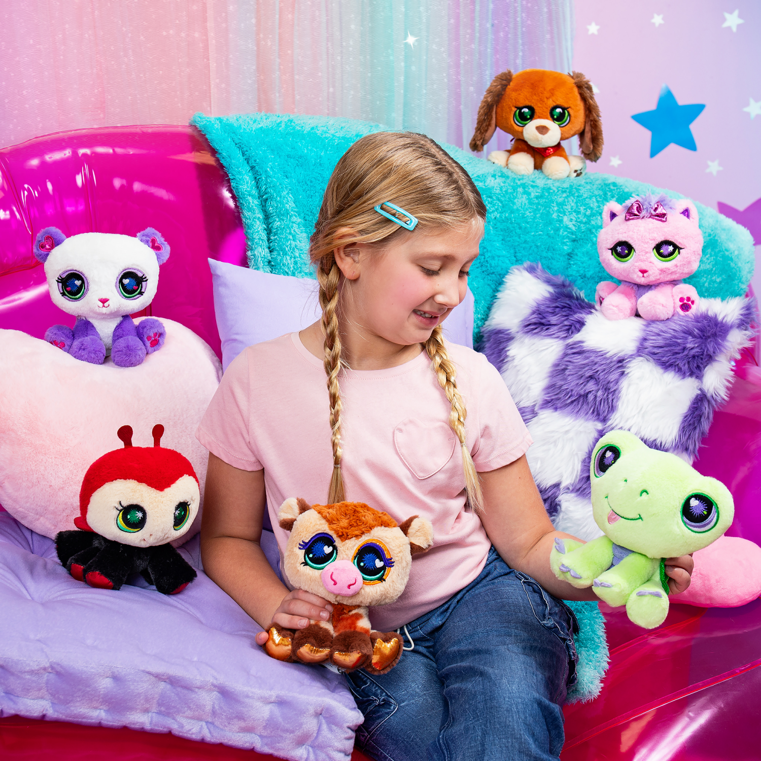 slide 6 of 8, LITTLEST PET SHOP LPS 6" Cuddle Plush Pet Asrt, 6 in