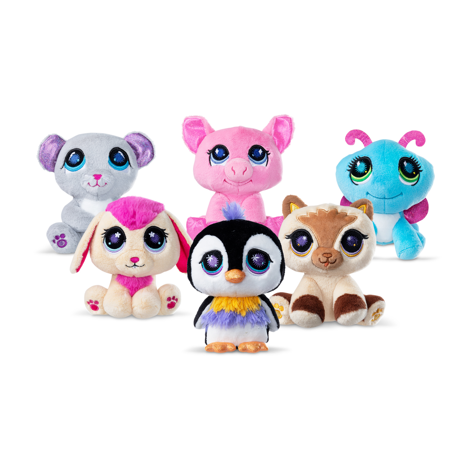 slide 1 of 8, LITTLEST PET SHOP LPS 6" Cuddle Plush Pet Asrt, 6 in