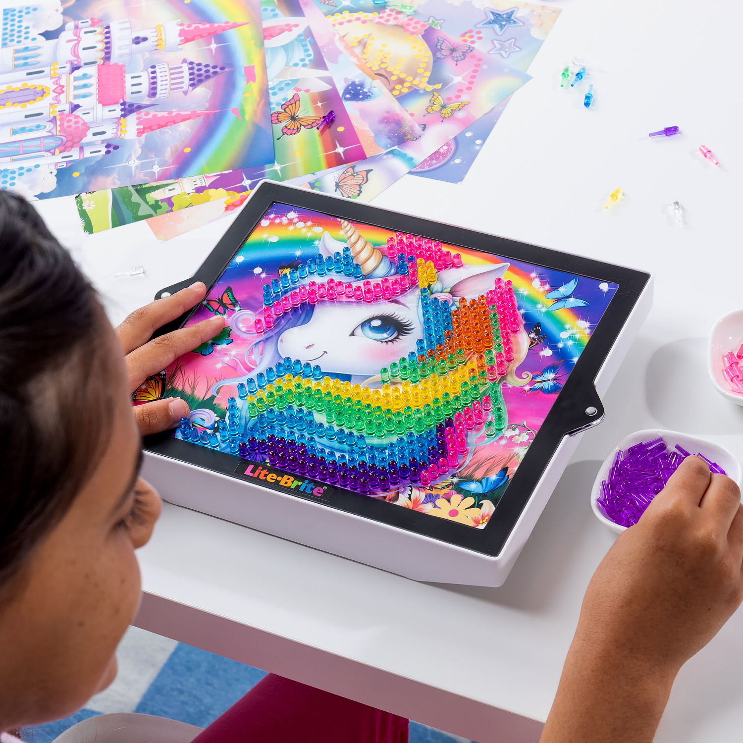 slide 7 of 8, Lite-Brite 6+ HD Grid Translucent Color Pop 1 Each, 1 ct