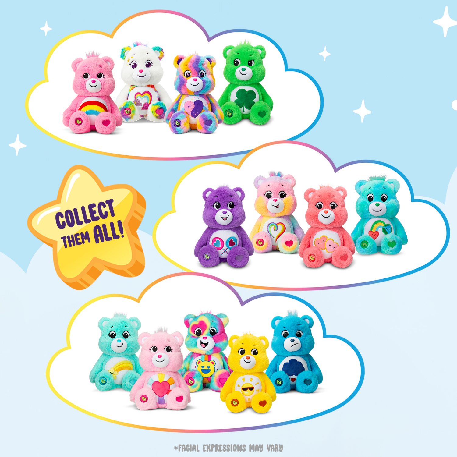 slide 5 of 8, Care Bears 14" Classic Plush Asst, 1 ct