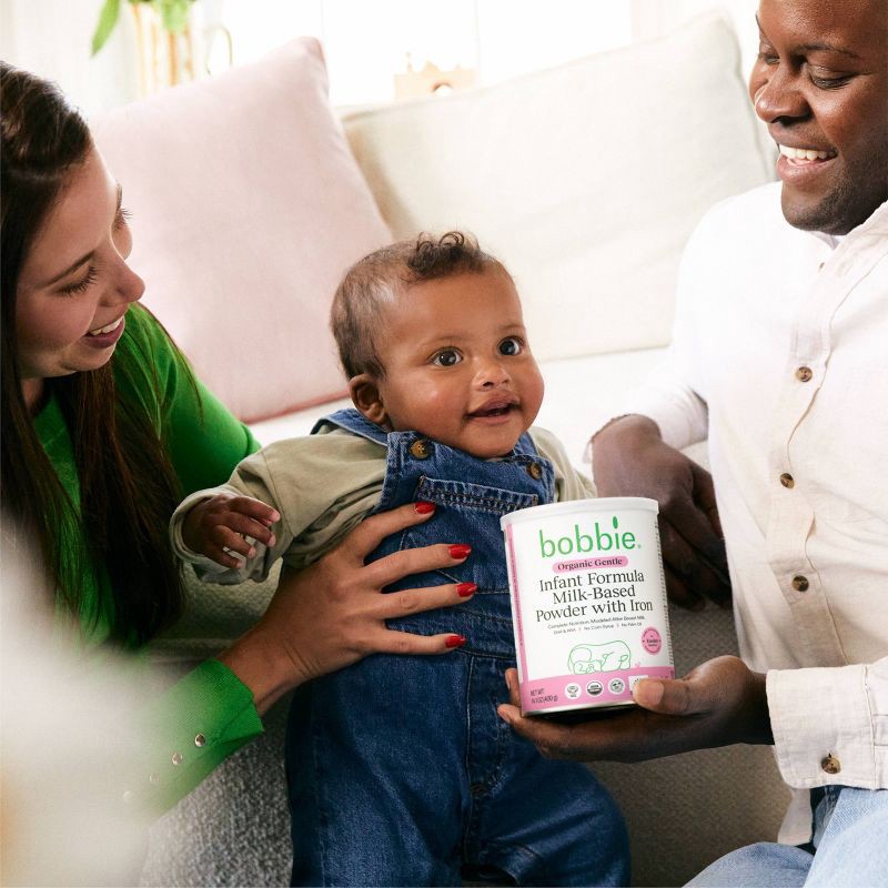 slide 7 of 9, Bobbie Organic Gentle Infant Formula - 14.1oz, 14.1 oz