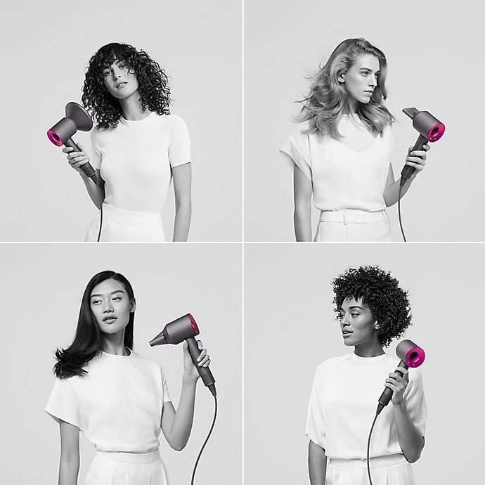 slide 4 of 5, Dyson Supersonic Hair Dryer - White/Silver, 1 ct