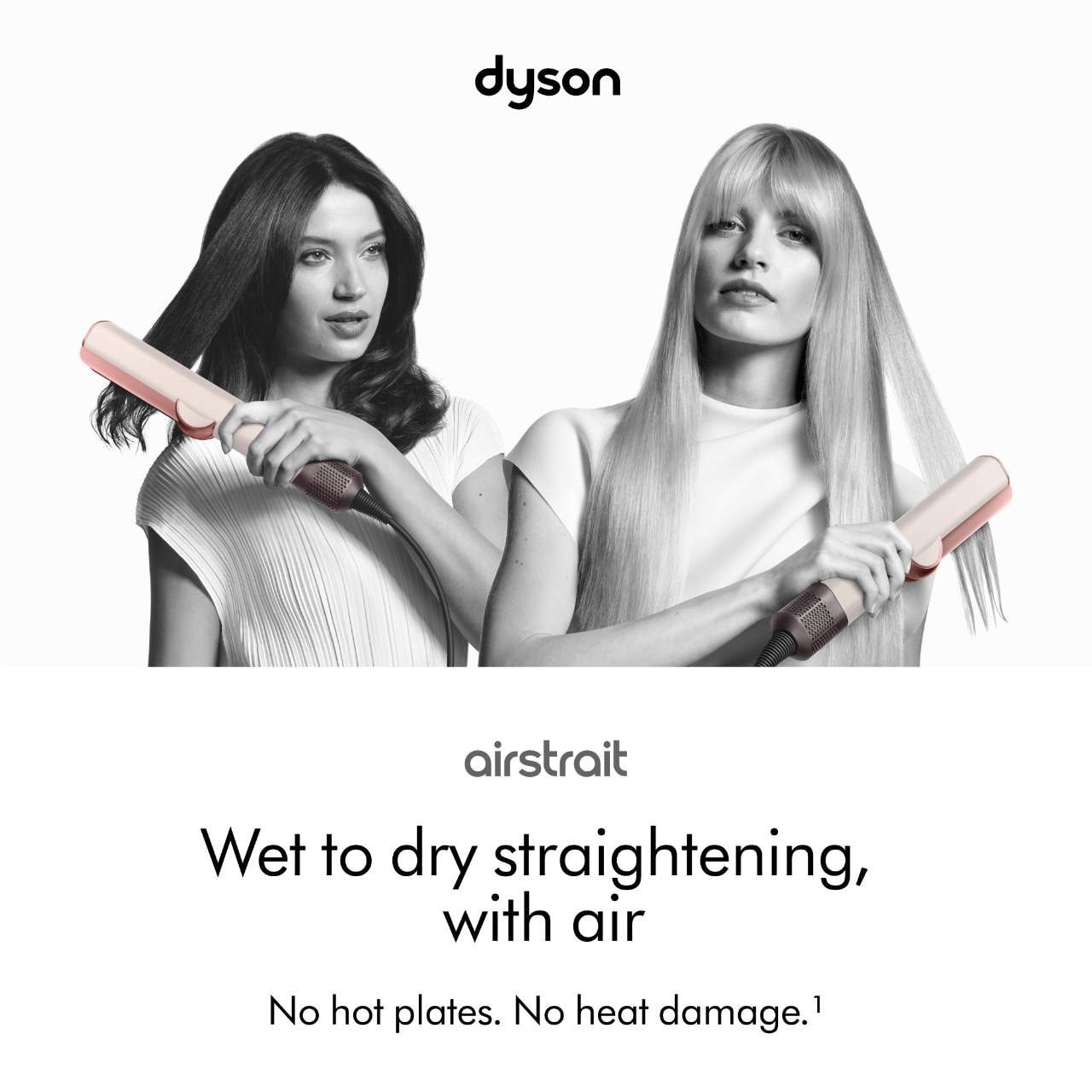 slide 5 of 11, Dyson Airstrait™ Wet-to-Dry Straightener in Ceramic Pink null, 