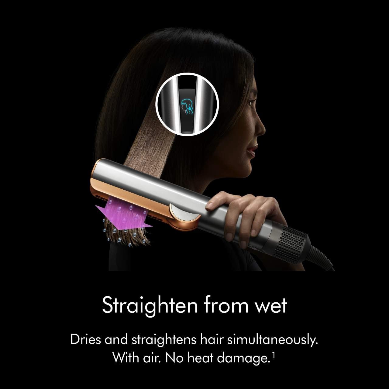 slide 7 of 11, Dyson Airstrait™ Wet-to-Dry Straightener in Ceramic Pink null, 