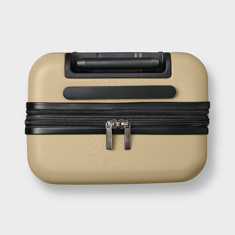 slide 4 of 6, Hardside Carry On Spinner Suitcase Beige - Open Story™️, 1 ct