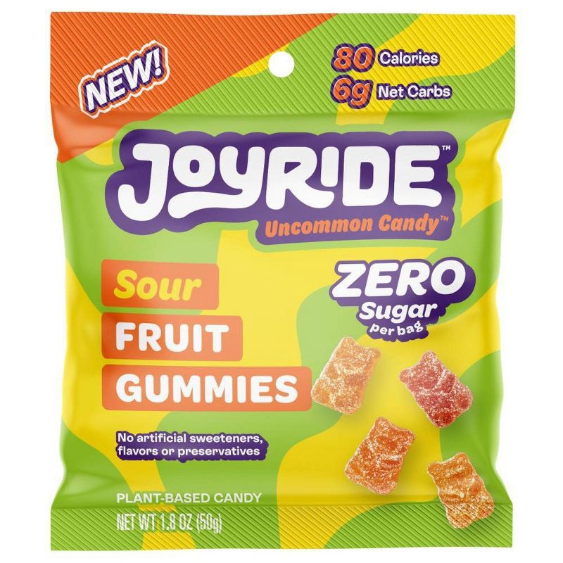 slide 1 of 1, Project 7 Joyride Zero Sugar Sour Fruit Gummies - 1.8oz, 1.8 oz