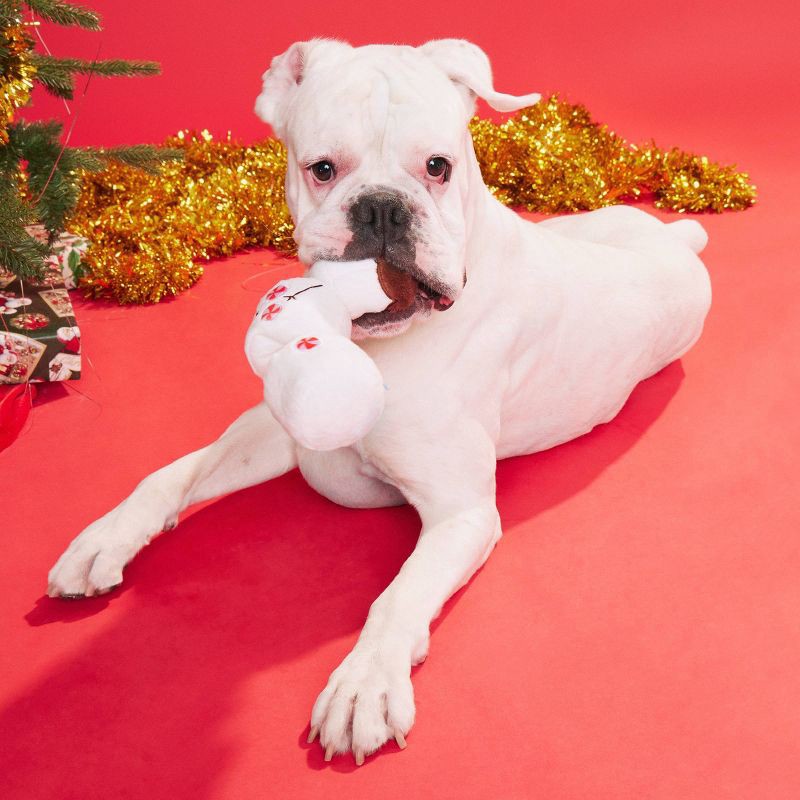 slide 3 of 5, BARK Frosty the S'moreman Dog Toy, 1 ct