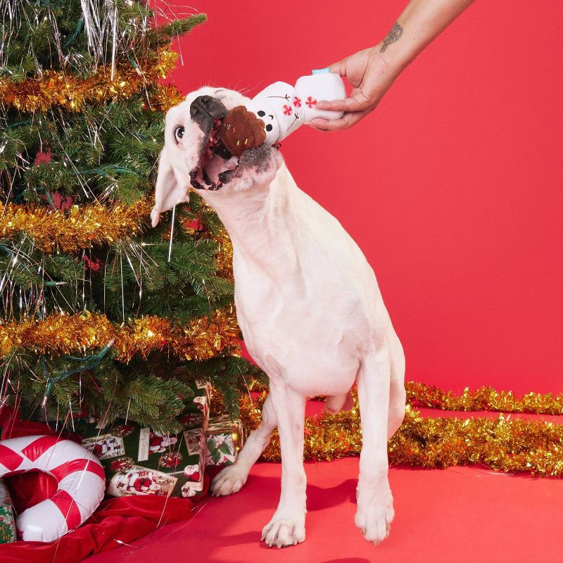 slide 2 of 5, BARK Frosty the S'moreman Dog Toy, 1 ct