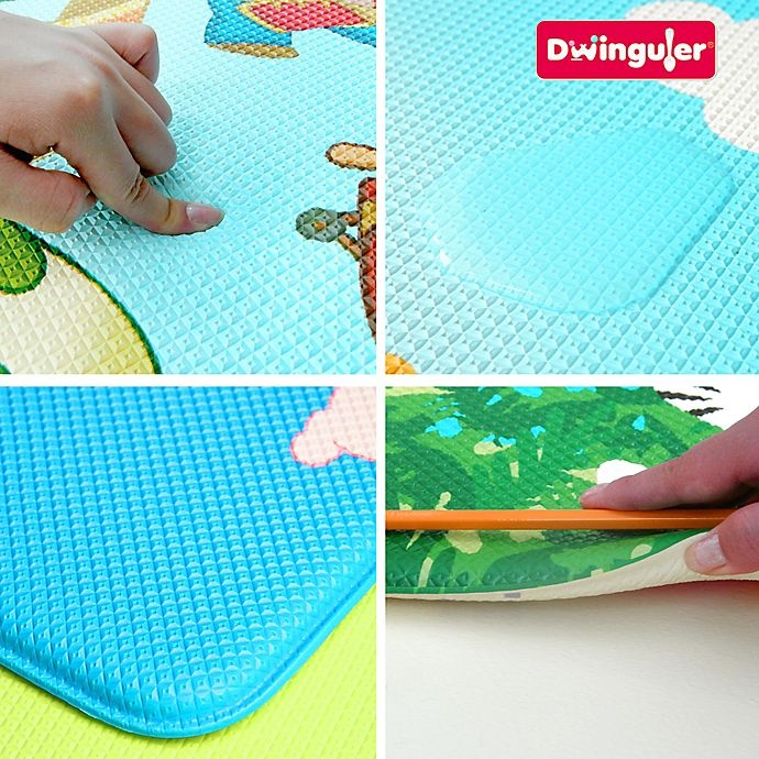 slide 5 of 5, Dwinguler Large Kid's Playmat - Zoo, 1 ct