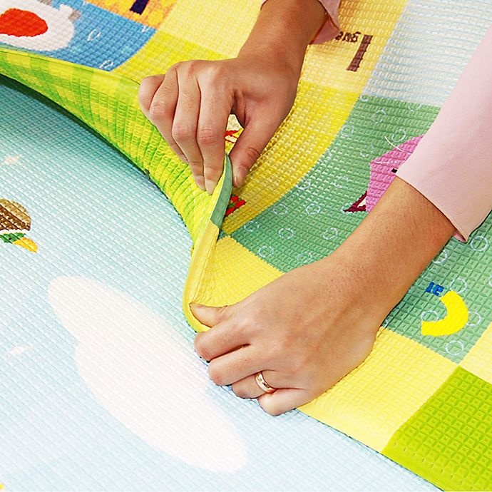 slide 4 of 5, BABY CARE Large Baby Play Mat - Birds - Trees, 1 ct