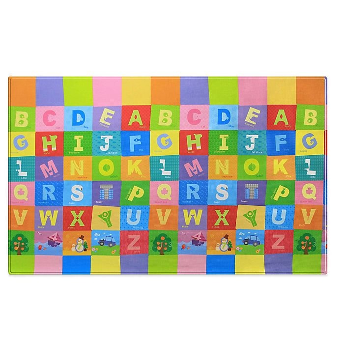 slide 2 of 5, BABY CARE Large Baby Play Mat - Happy Village, 1 ct
