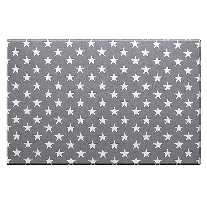 slide 4 of 9, BABY CARE Reversible Arrows and Stars Playmat - Grey, 1 ct