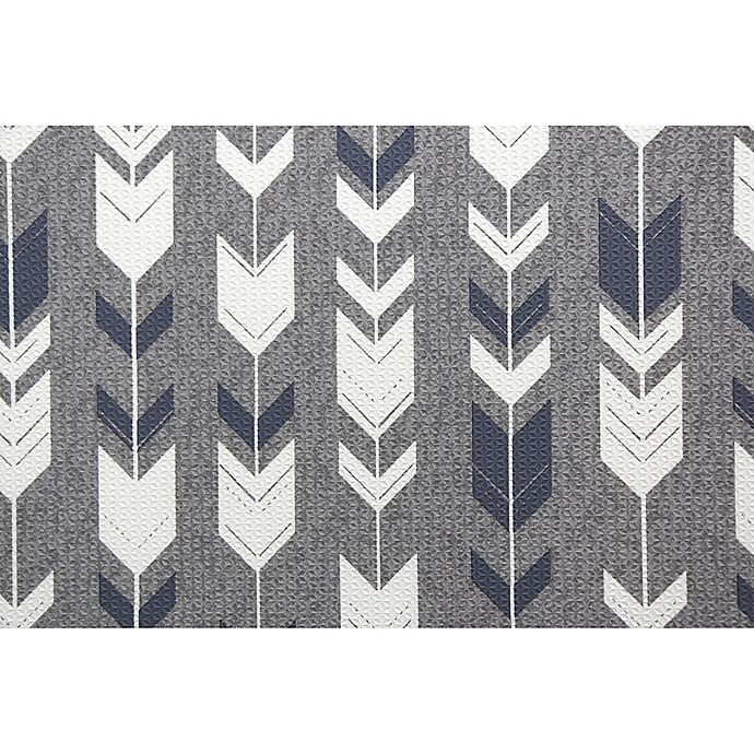 slide 8 of 9, BABY CARE Reversible Arrows and Stars Playmat - Grey, 1 ct