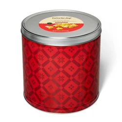 Christmas Popcorn Mix Trio Caramel, White Cheddar, and Butter Popcorn, Red Plaid - 21oz - Favorite Day™
