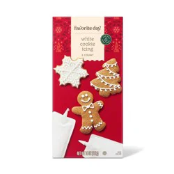 Holiday White Cookie Icing Set - 14oz - Favorite Day™