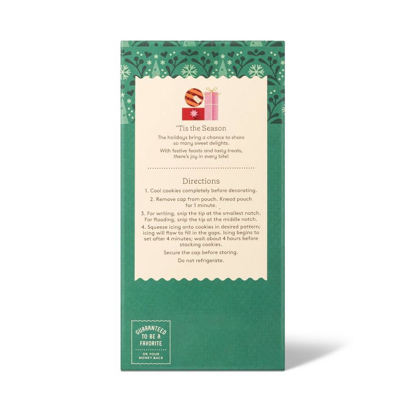 slide 4 of 4, Holiday Red and Green Cookie Icing Set - 14oz - Favorite Day™, 14 oz