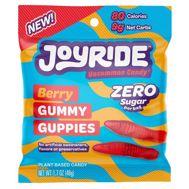 slide 1 of 2, Project 7 Joyride Zero Sugar Berry Gummy Guppies - 1.7oz, 1.7 oz