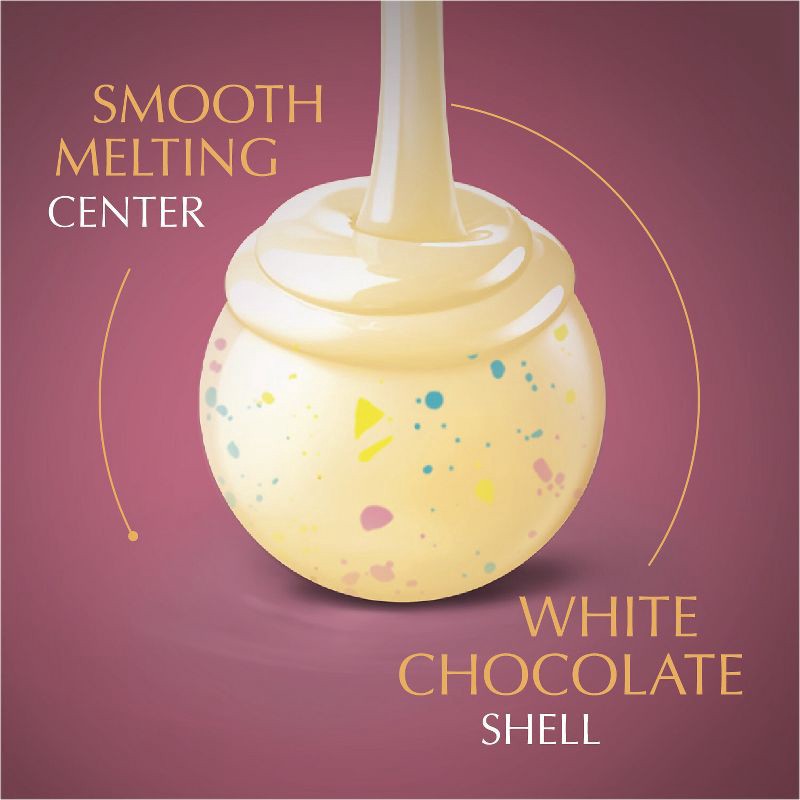 slide 2 of 8, Lindt Lindor Birthday Cake White Chocolate Candy Truffles - 6oz, 6 oz