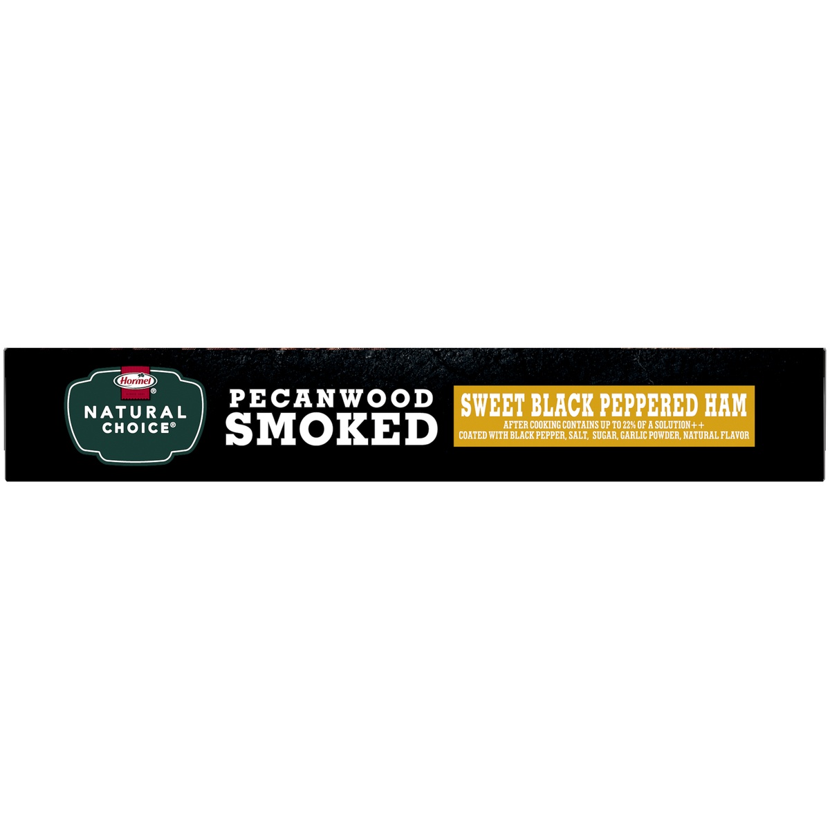 slide 3 of 7, Hormel Natural Choice Pecanwood Smoked Sweet Black Peppered Ham 6 oz. Box, 