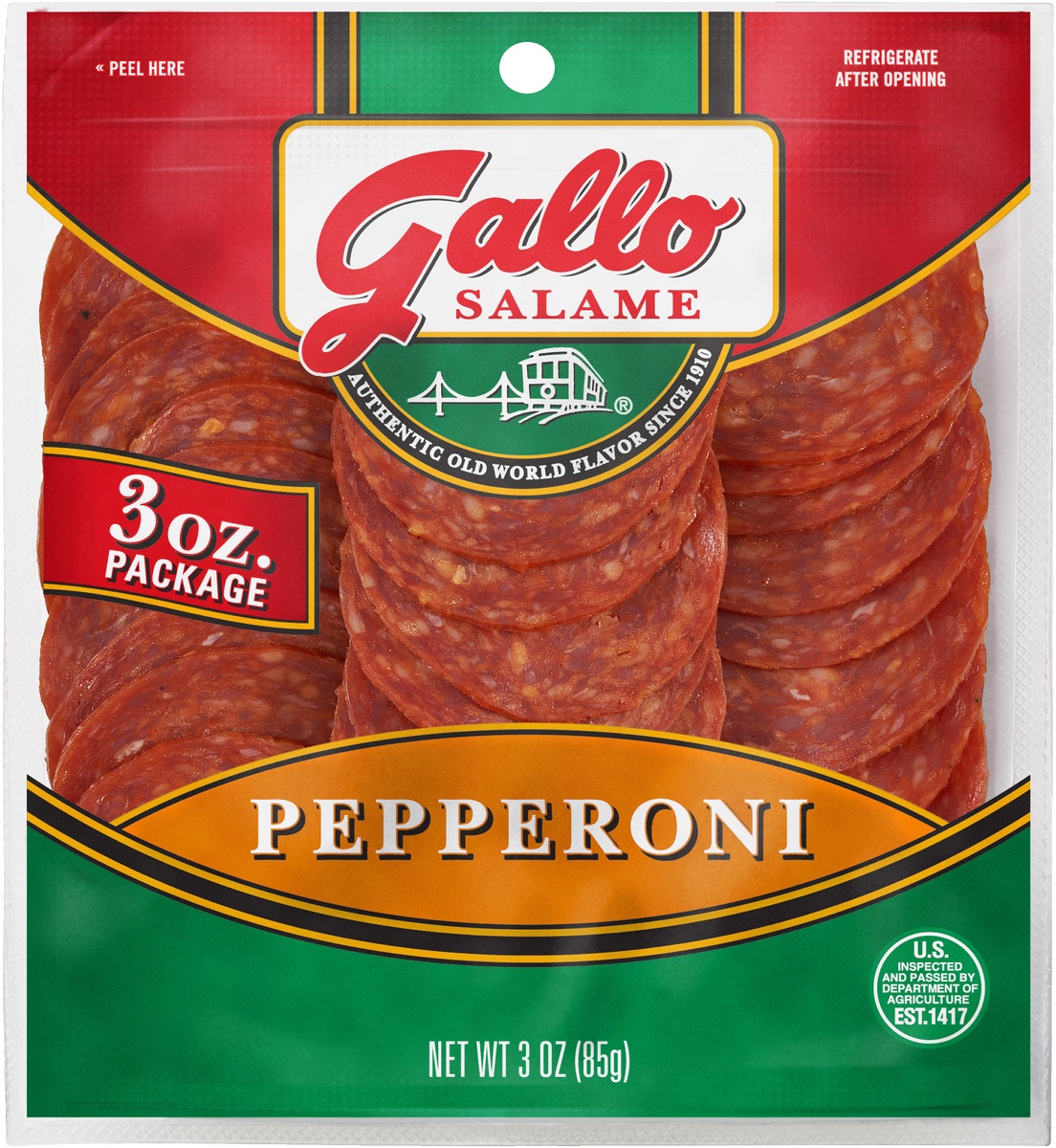 slide 4 of 4, Gallo Pepperoni Pizza Style, 1 ct