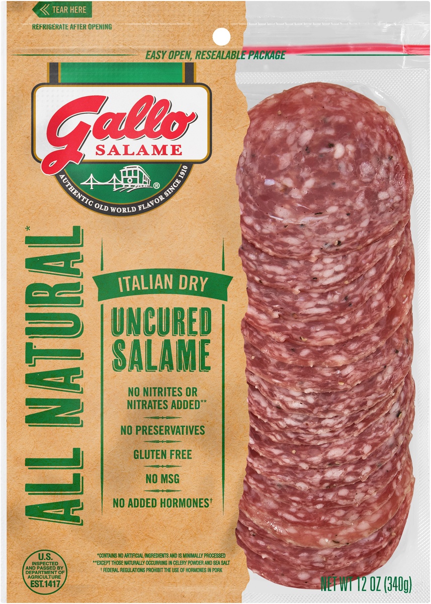 slide 4 of 6, Gallo Salame Gallo All Natural Salame, 