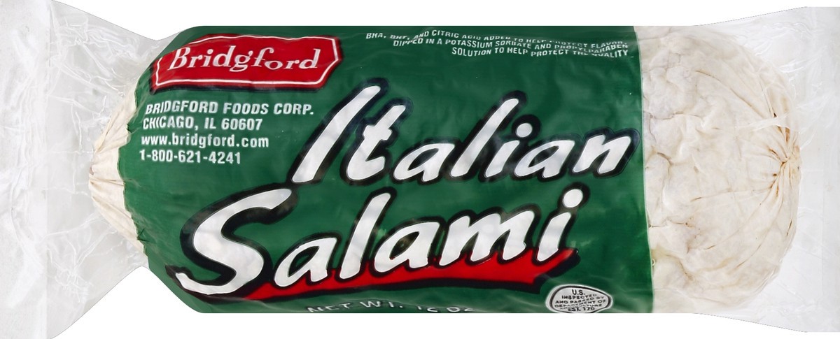 slide 3 of 5, Bridgford Italian Salami, 12 oz