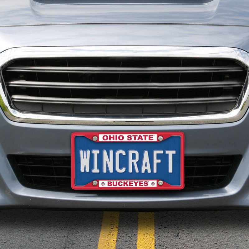slide 3 of 3, NCAA Ohio State Buckeyes Colored License Plate Frame, 1 ct