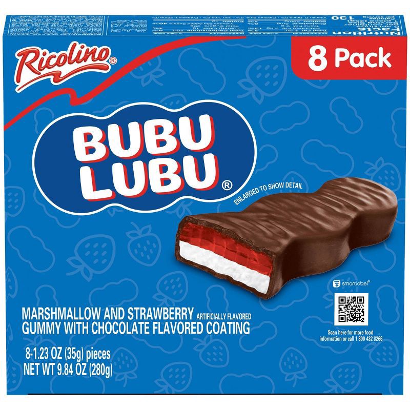 slide 1 of 4, Ricolino BubuLubu Candy - 8ct, 8 ct