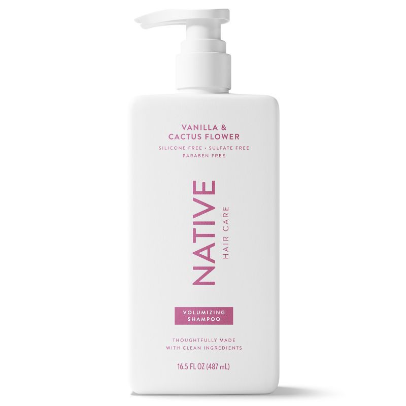 slide 12 of 13, Native Fall Seasonal Vanilla & Cactus Flower Volumizing Shampoo - 16.5 fl oz, 16.5 fl oz