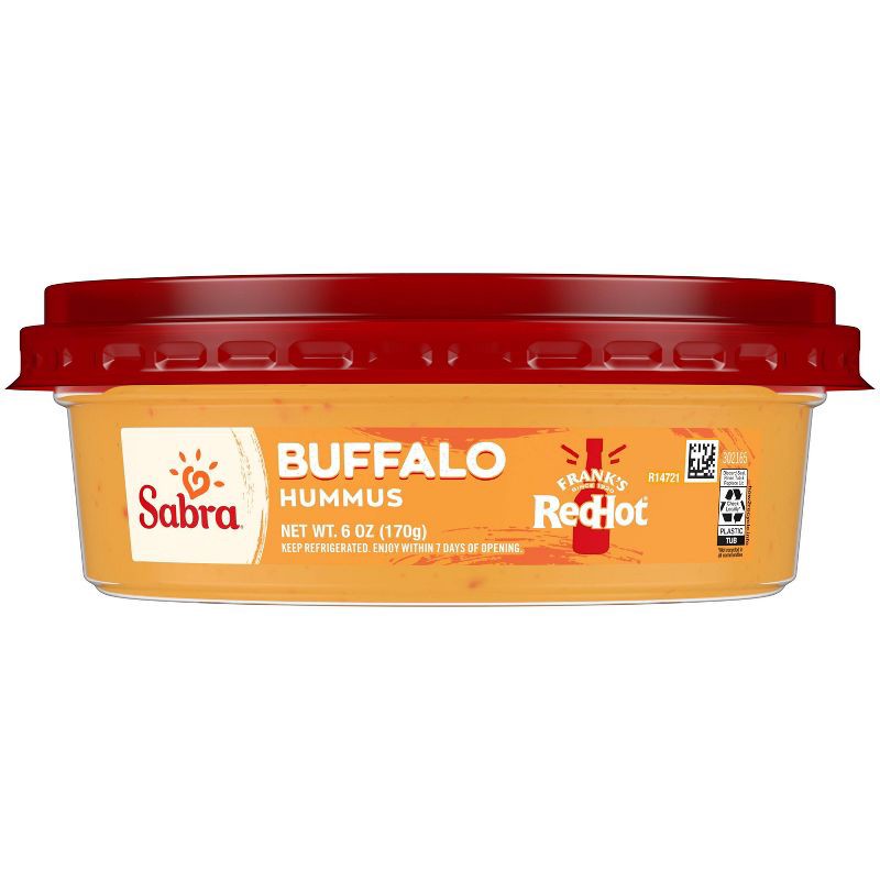 slide 4 of 6, Sabra Buffalo Hummus - 6oz, 6 oz