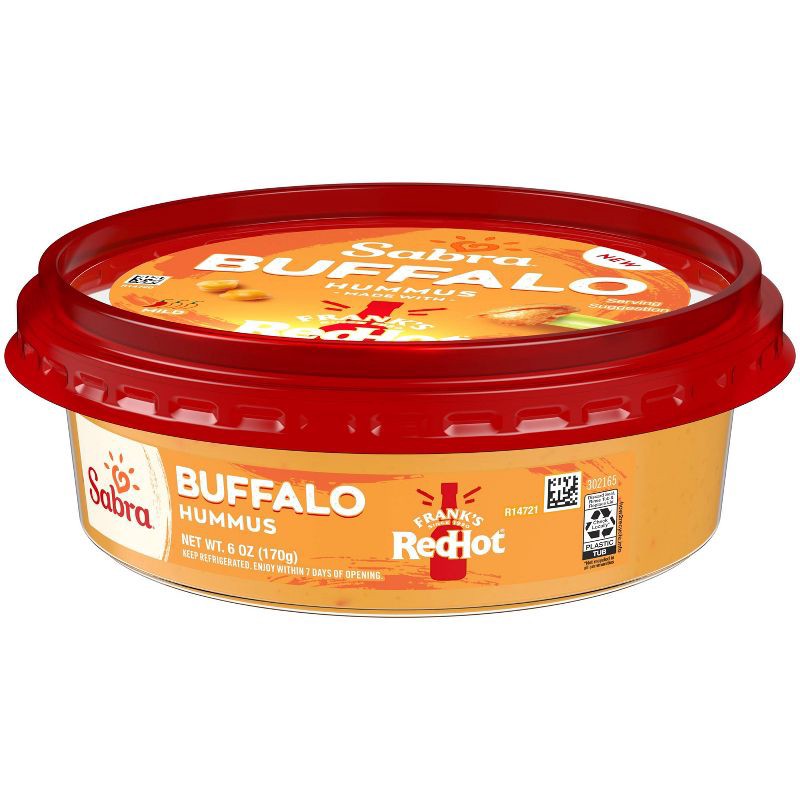 slide 5 of 6, Sabra Buffalo Hummus - 6oz, 6 oz