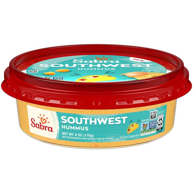 slide 2 of 5, Sabra Southwest Hummus - 6oz, 6 oz