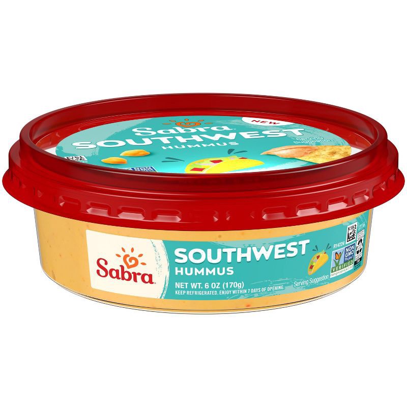 slide 3 of 5, Sabra Southwest Hummus - 6oz, 6 oz