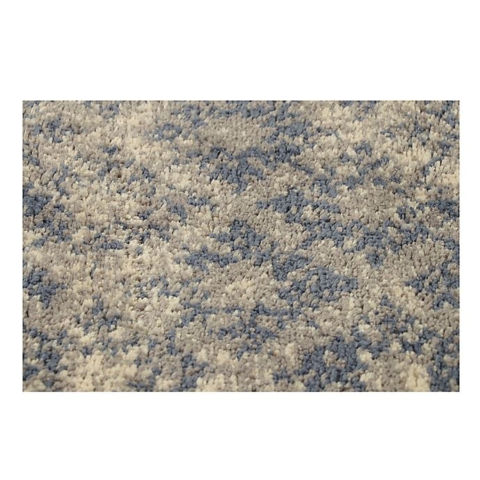 slide 4 of 4, Bacova Cashlon Birmingham 27 x 42'' Accent Rug - Blue'', 1 ct