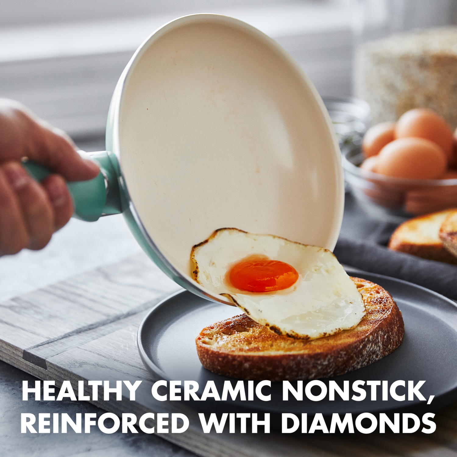 slide 2 of 8, GreenPan Rio Collection Healthy Ceramic Nonstick 12 In Frypan 1 Each, 1 ct