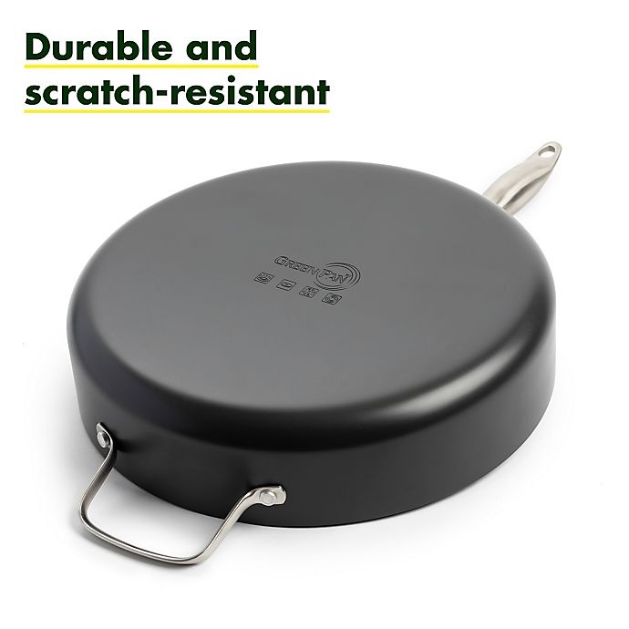 slide 7 of 7, GreenPan Canterbury Nonstick Hard-Anodized Aluminum Covered Saute Pan, 5 qt