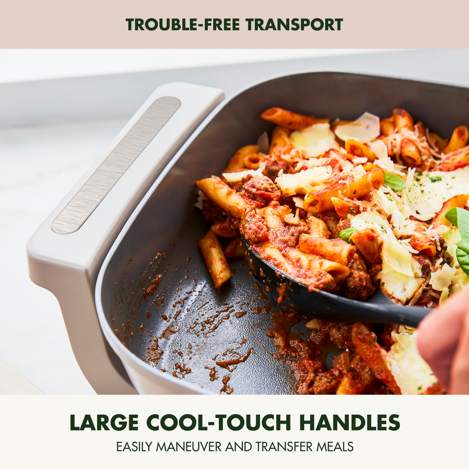 slide 7 of 8, GREEN PAN GreenPan 7-Quart Advanced Electric Skillet Grey, PFAS-Free Ceramic Nonstick, 7 qt