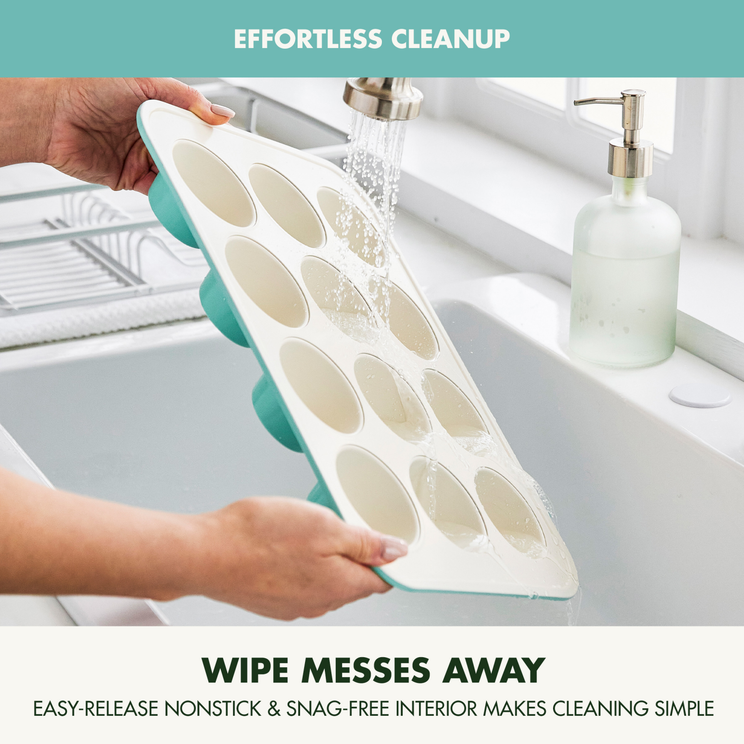 slide 7 of 8, GREEN PAN GreenPan Bakewell 12-Cup Muffin Pan, Healthy Ceramic Nonstick Bakeware, Turquoise, 1 ct