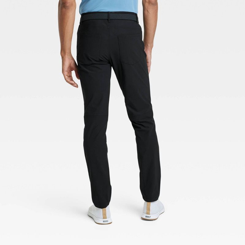 Men's Golf Slim Pants - All in Motion Black Onyx 38x32 1 ct