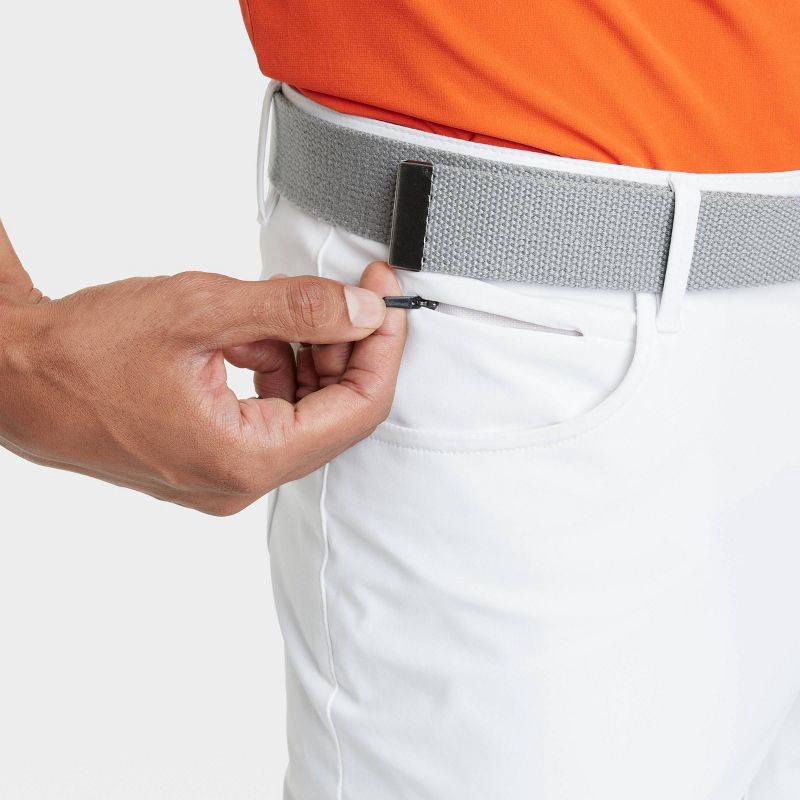 Men's Golf Slim Pants - All in Motion White 34x30 1 ct