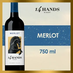14 Hands Columbia Valley Merlot 750 ml