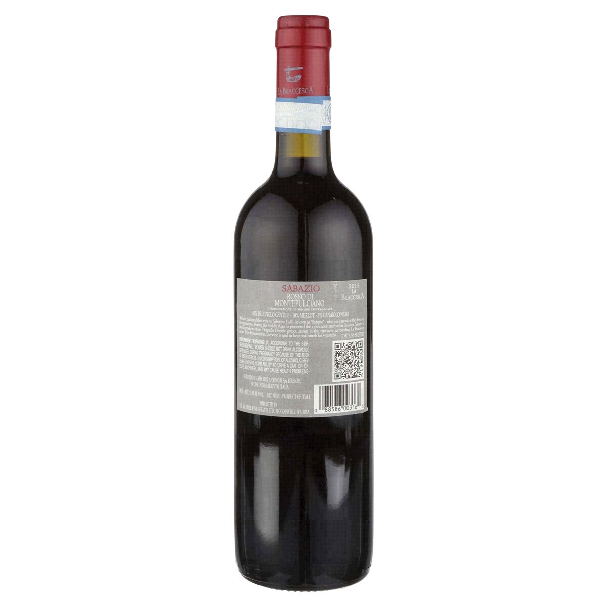 slide 2 of 2, ANTINORI La Braccesca Sabazio Rosso di Montepulciano, 750 ml