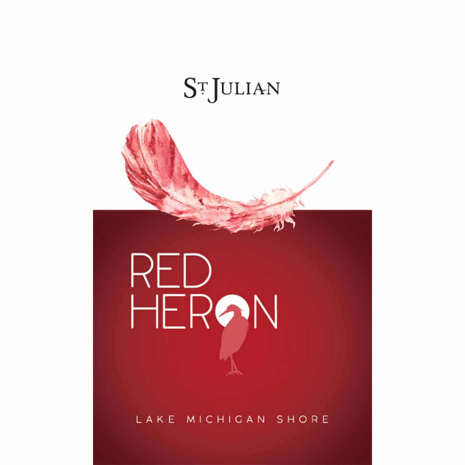 slide 2 of 4, St. Julian Red Heron Wine, 750 ml