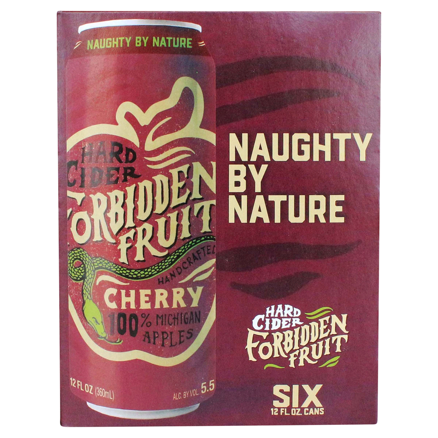slide 2 of 4, St Julian IForbidden Fruit Cherry Cider, 6 ct; 12 oz