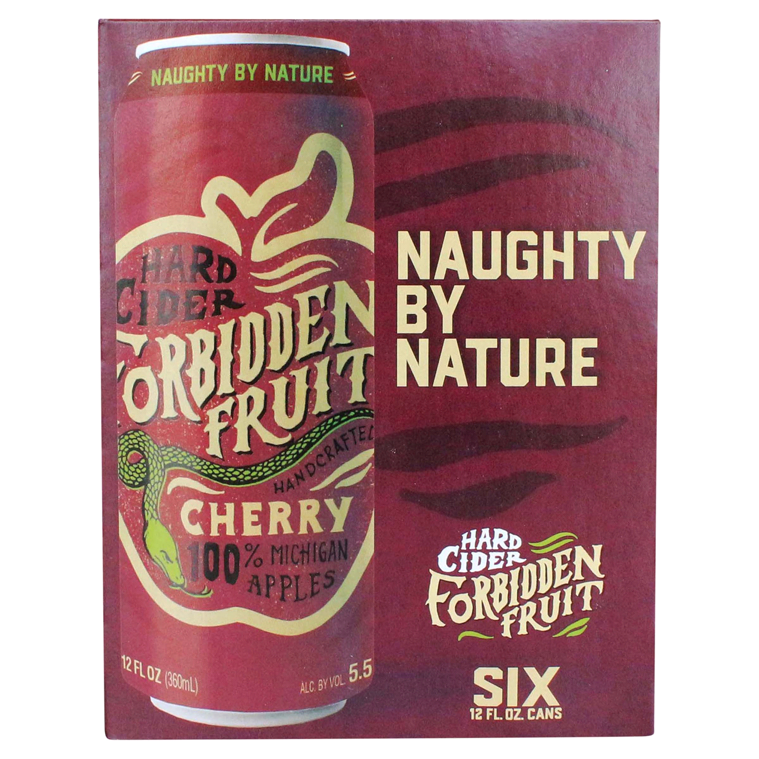 slide 4 of 4, St Julian IForbidden Fruit Cherry Cider, 6 ct; 12 oz