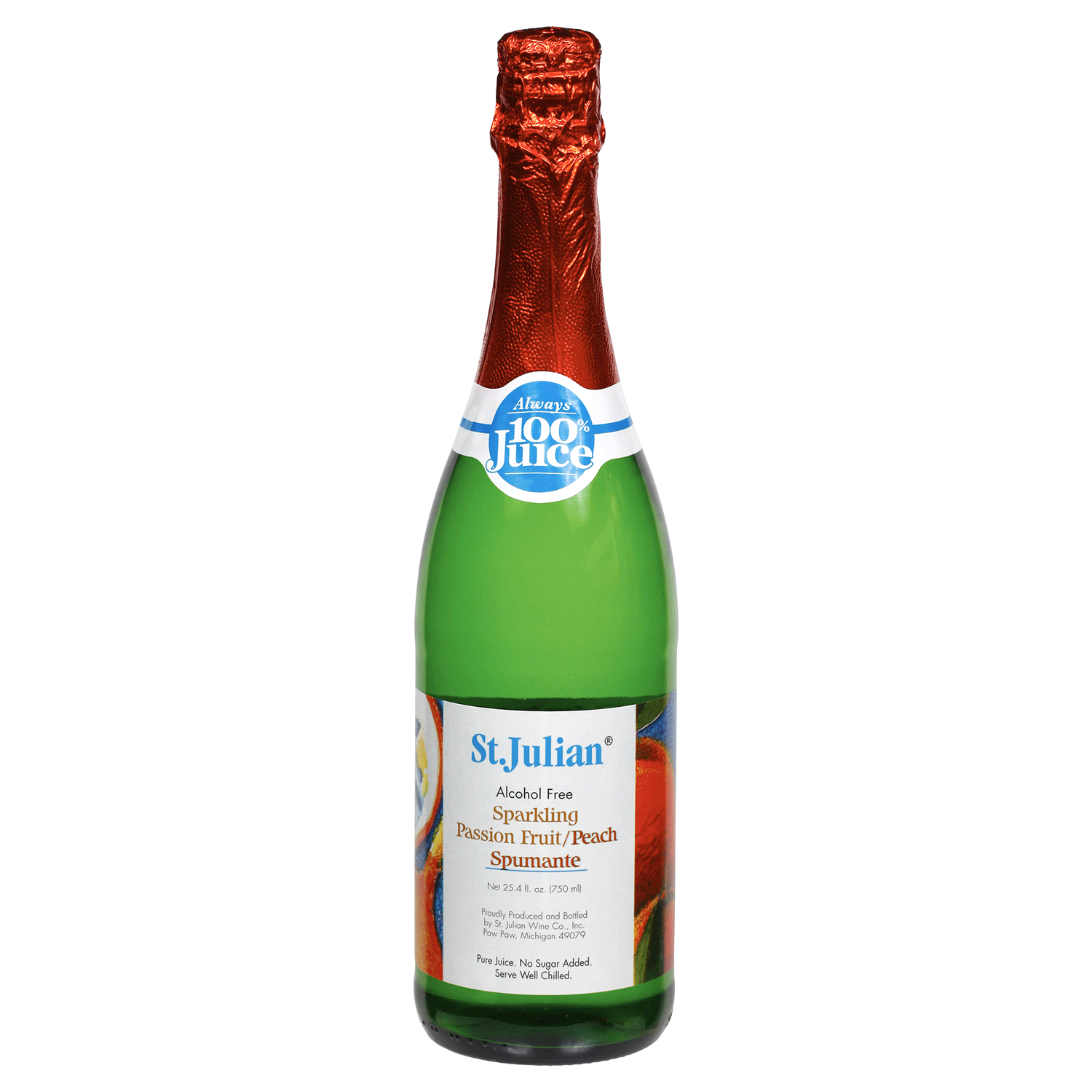 slide 1 of 2, St. Julian Sparkling Passion Fruit - 750 ml, 750 ml