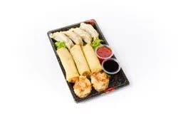 Wabisan Asian Foods Shrimp Shumai and Veggie Egg Roll Combo, 1 pk