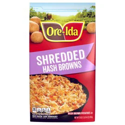Ore-Ida Shredded Hash Brown Potatoes, 30 oz Bag